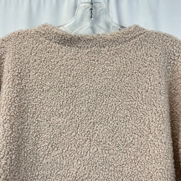 Viamor Womens Blush Long Sleeve Round Neck Pullover Sweater Size Medium - Picture 5 of 9